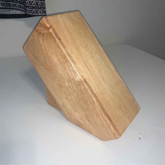 Zwilling JA Henckels Knife Block 9 Knife Slots, Scissors, Oak Wood Counter - Picture 7 of 16